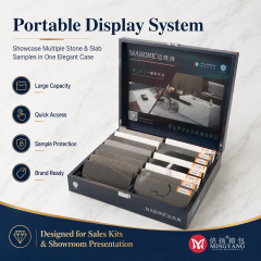 Marble Ceramic Sample Display Box Company Custom Handheld Product Demonstration Box One-Stop Product Customization
