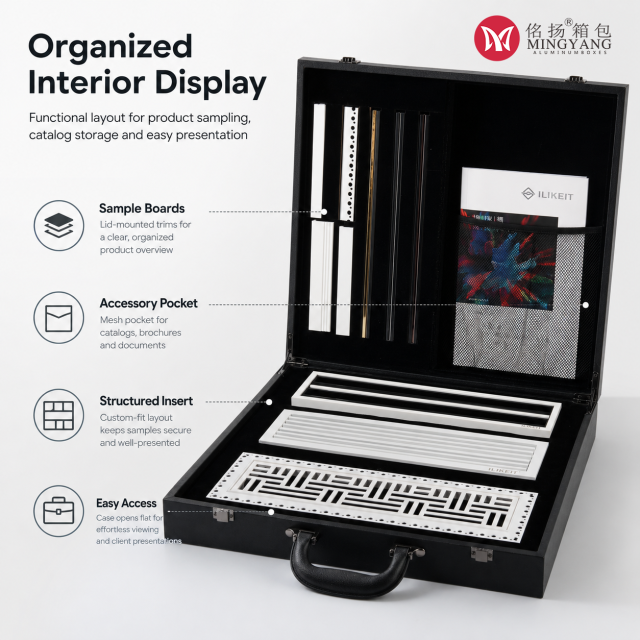 Custom Leather Box Display Case Instrument Storage Box Toolbox Handle Bag Tool Box Display Case