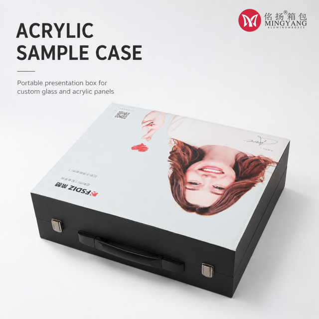 Customized Glass Panel Sample Box Multi-Specification Transparent Glass Sample Display Box Acrylic Sample Box