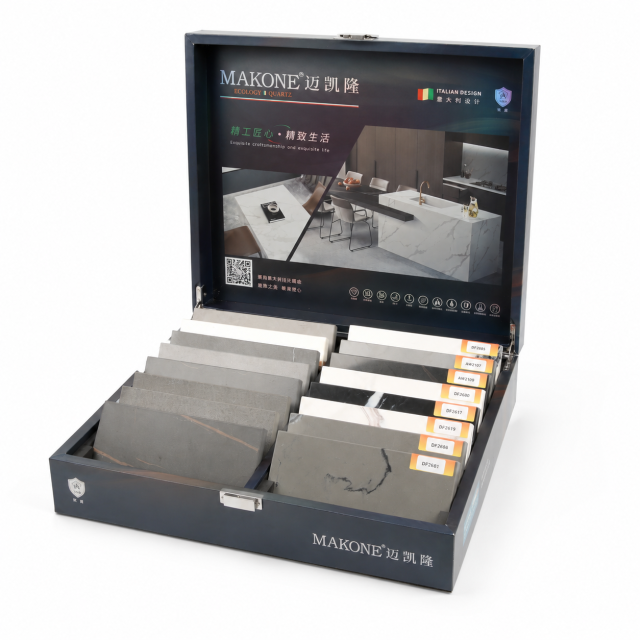 Marble Ceramic Sample Display Box Company Custom Handheld Product Demonstration Box One-Stop Product Customization