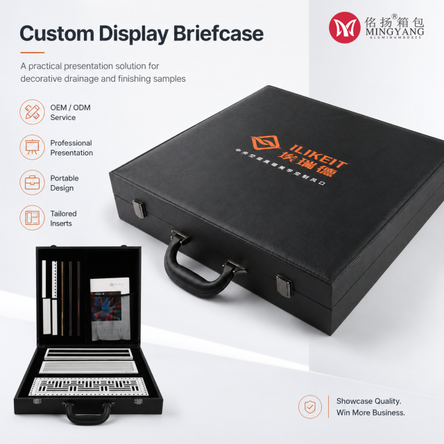 Custom Leather Box Display Case Instrument Storage Box Toolbox Handle Bag Tool Box Display Case