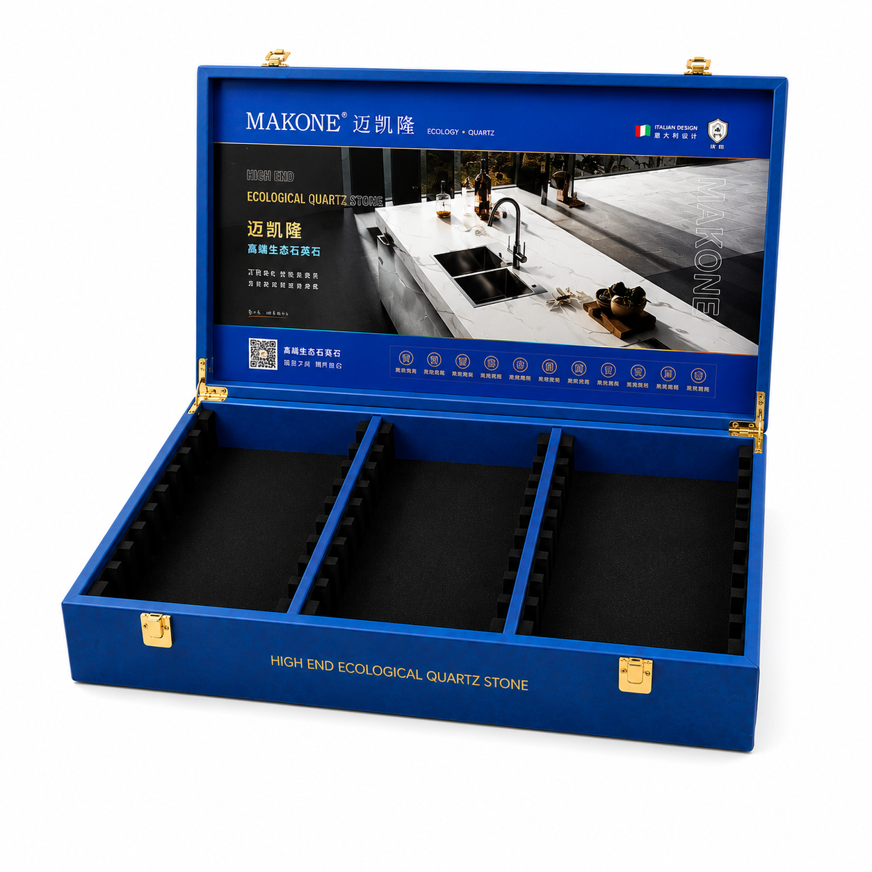 Marble Ceramic Sample Display Box Company Custom Handheld Product Demonstration Box One-Stop Product Customization