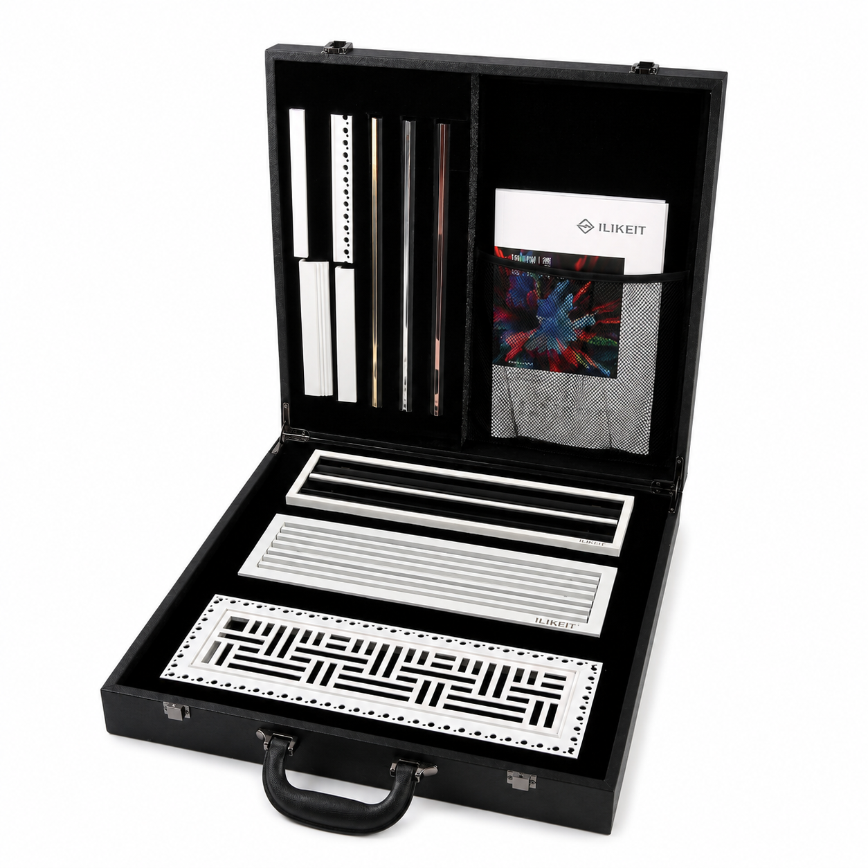 Custom Leather Box Display Case Instrument Storage Box Toolbox Handle Bag Tool Box Display Case