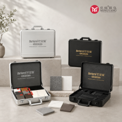 Aluminum Alloy Handbag Quartz Stone One-piece Display Box Rock Slab Tile Marble Display Box Dustproof Protection Box