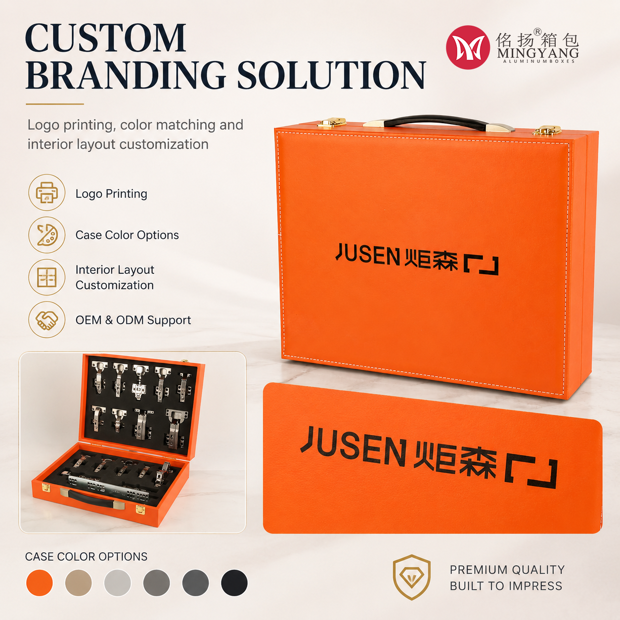 Hardware hinge handle sponge liner customizable stock product display box drop-proof