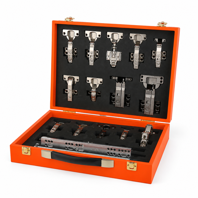 Hardware hinge handle sponge liner customizable stock product display box drop-proof