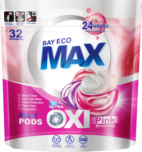 Bayecomax All In 1 Laundry Pods Pink Blooming product