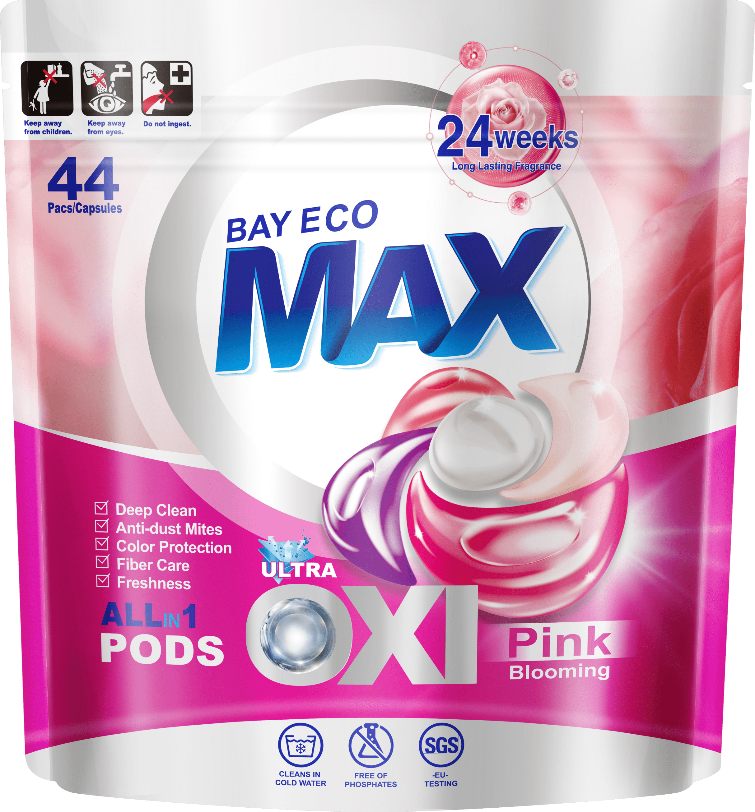 ALL IN 1 LAUNDRY PODS-PINK BLOOMING