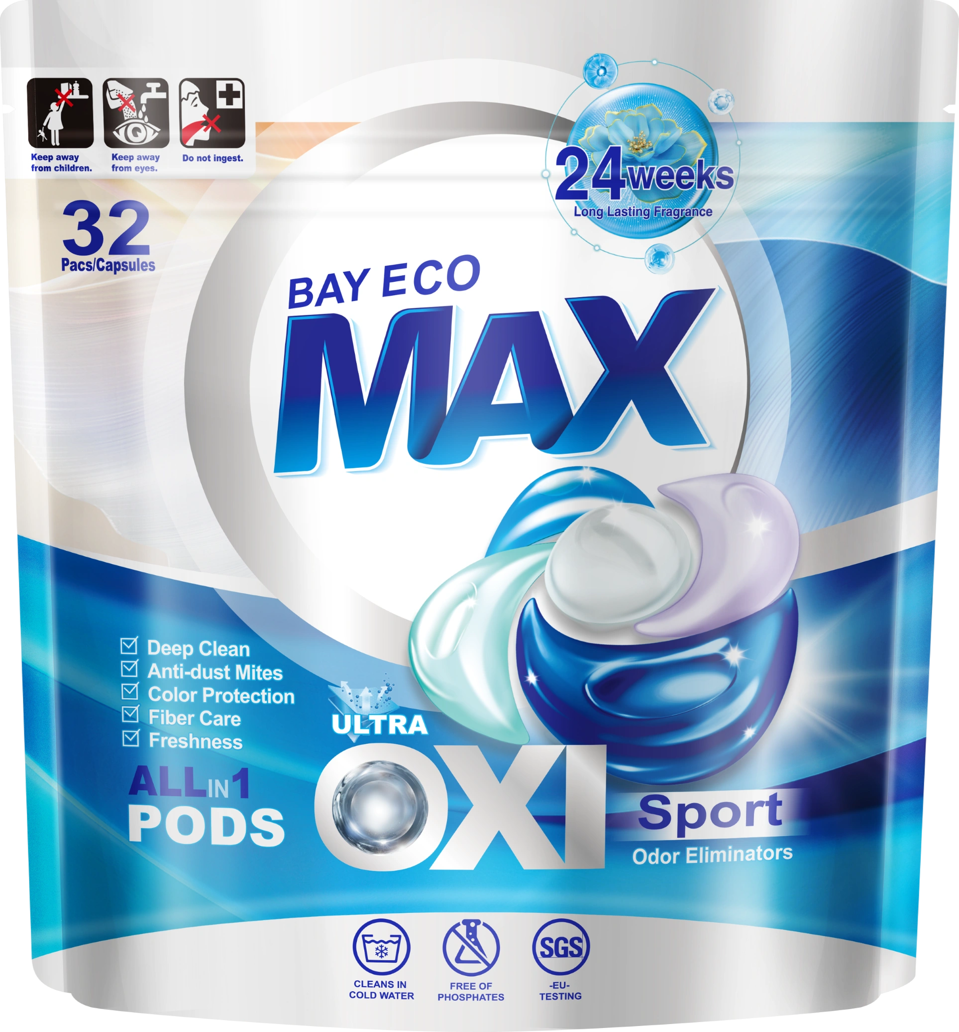 Bayecomax Sport Odor Eliminator Product Bottle