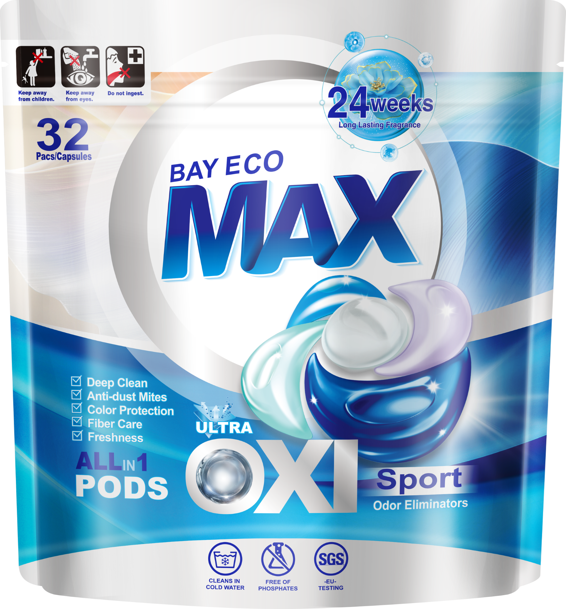ALL IN 1 LAUNDRY PODS-SPORT