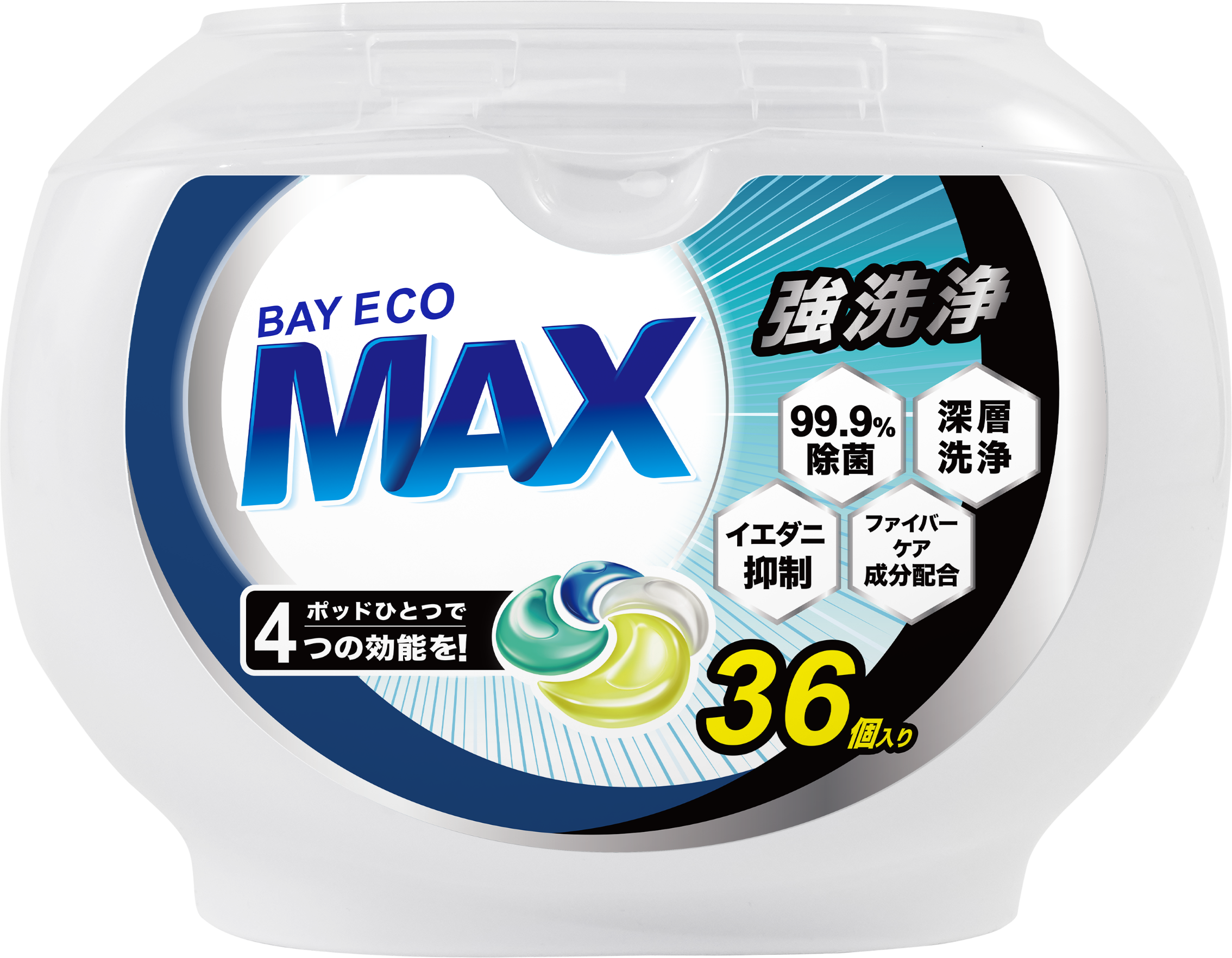 4D LAUNDRY PODS（DEEP CLEAN）