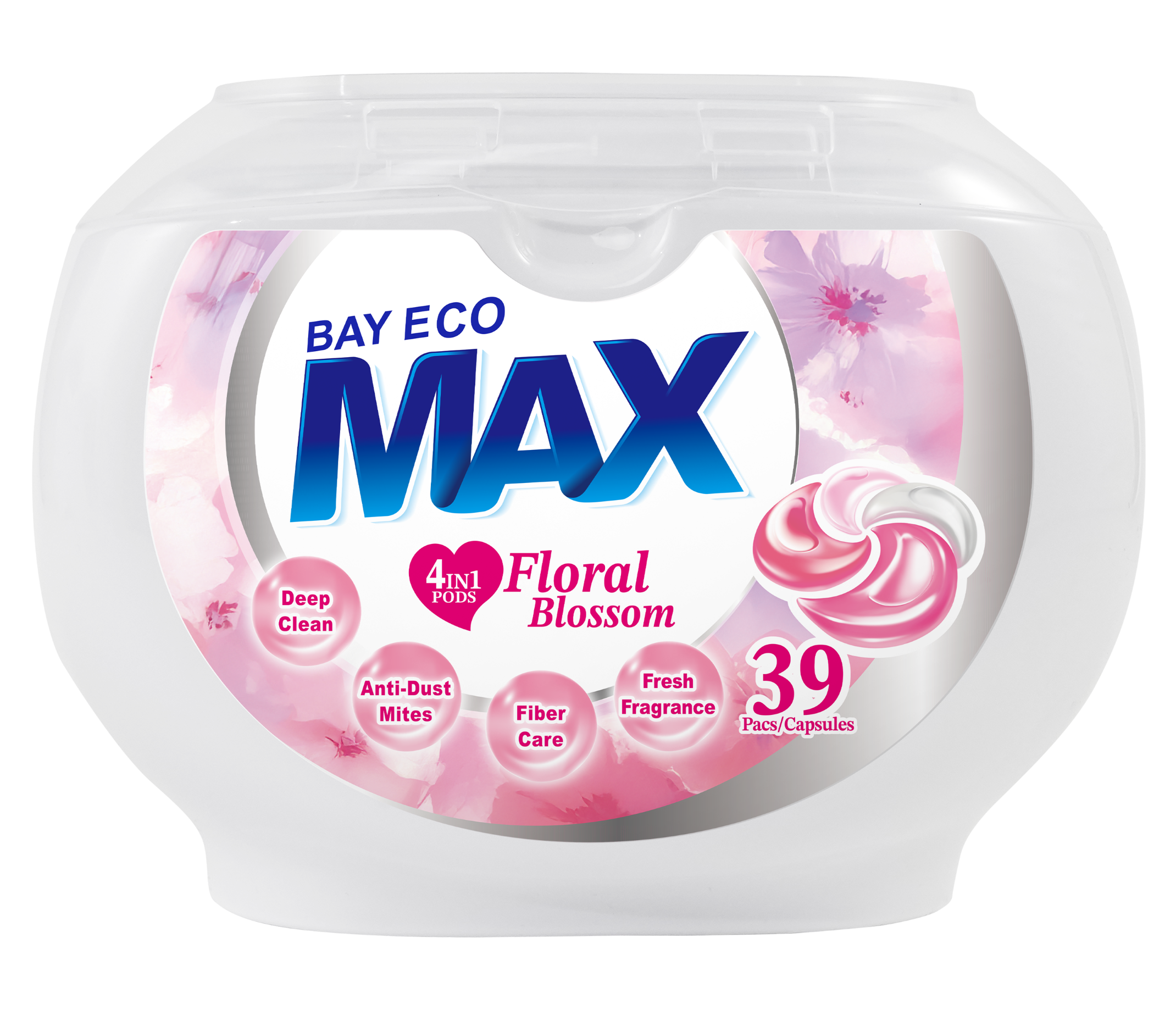 4D LAUNDRY PODS (FLORAL BLOSSOM)