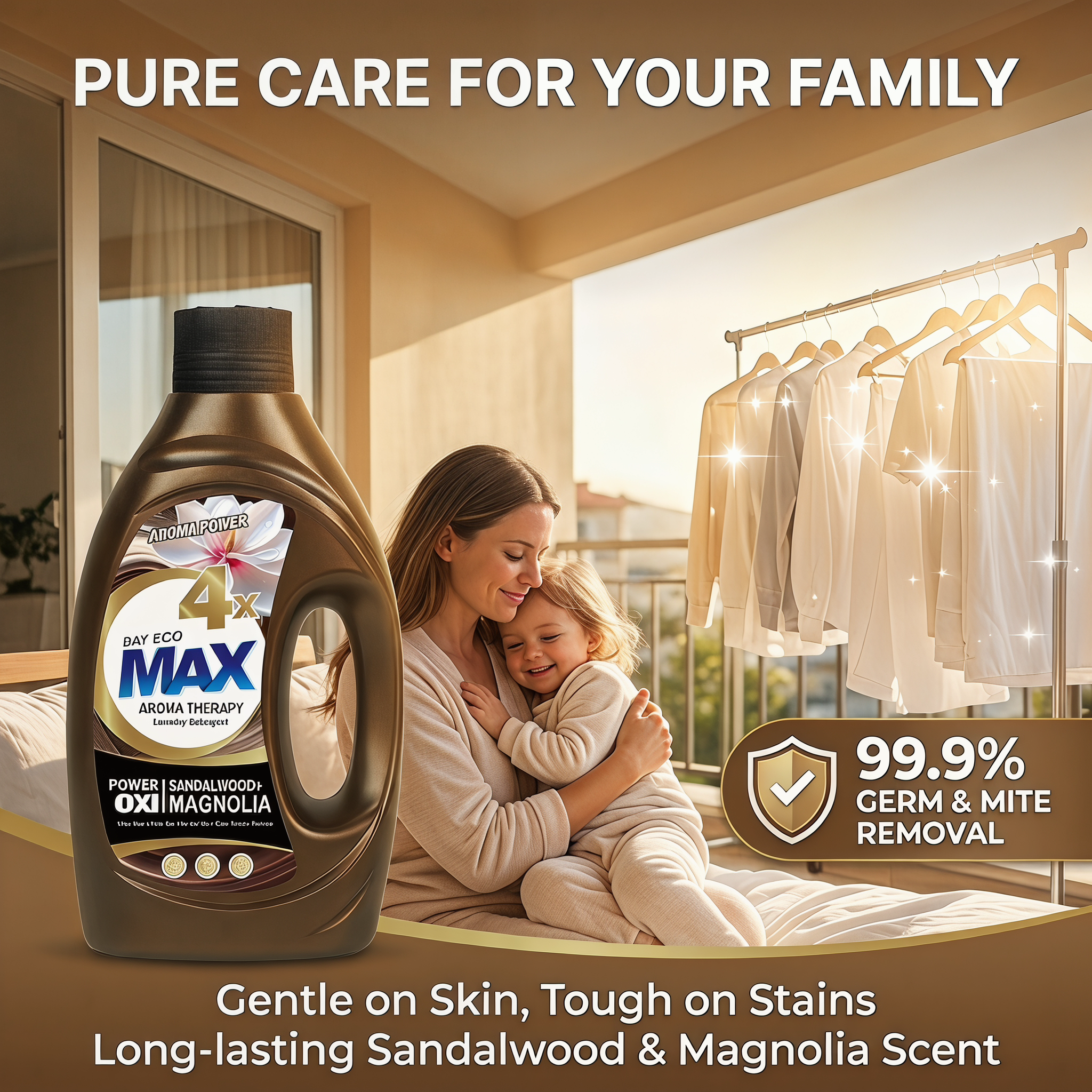 Aroma Therapy Laundry Detergent—SANDALWOOD MAGNOLIA