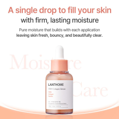 Korean Glass Skin Care PDRN Collagen Serum Firming Hydrating Revitalizing Face Lightweight Peptide Hydrating Moisturizer Serum