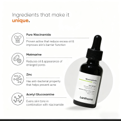 Private Label Korean Niacinamide Serum Acne Control Oil Skin Hydrating Brightening Face Serum for Uneven Skin Tone