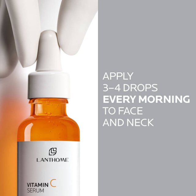 Private Label 10% Pure Vitamin C Serum for Face Care Whitening Brightening Hydrating Moisturizing Facial Vitamin C Serum