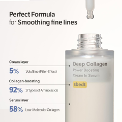 OEM Deep Collagen Anti-Wrinkle Face Serum Moisturizing Double Layer Cream in Serum Real Collagen Serum for Glass Skin