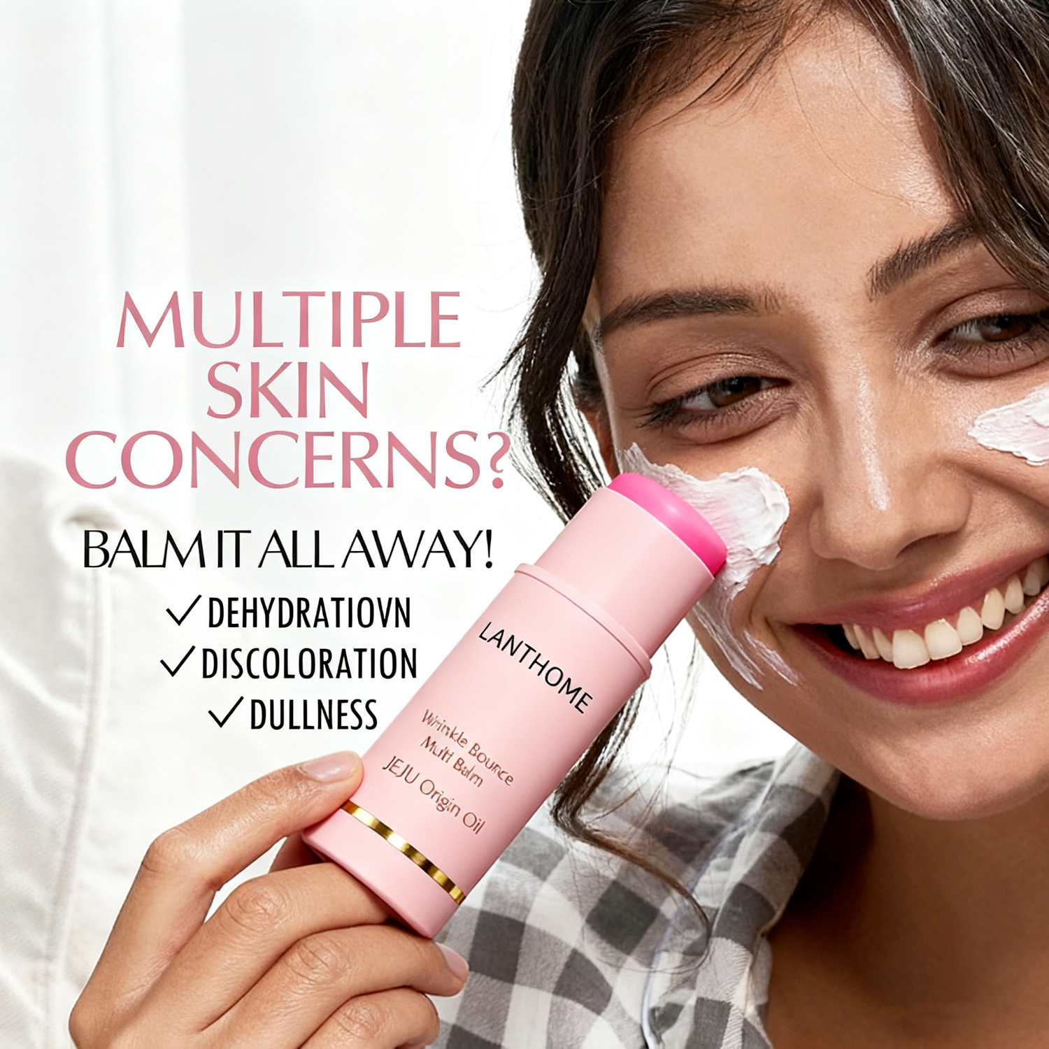 Private Label Multi Balm Stick PDRN Collagen Anti Wrinkle Stick Korean Skin Care All-in-One Hydrating Face Serum Balm