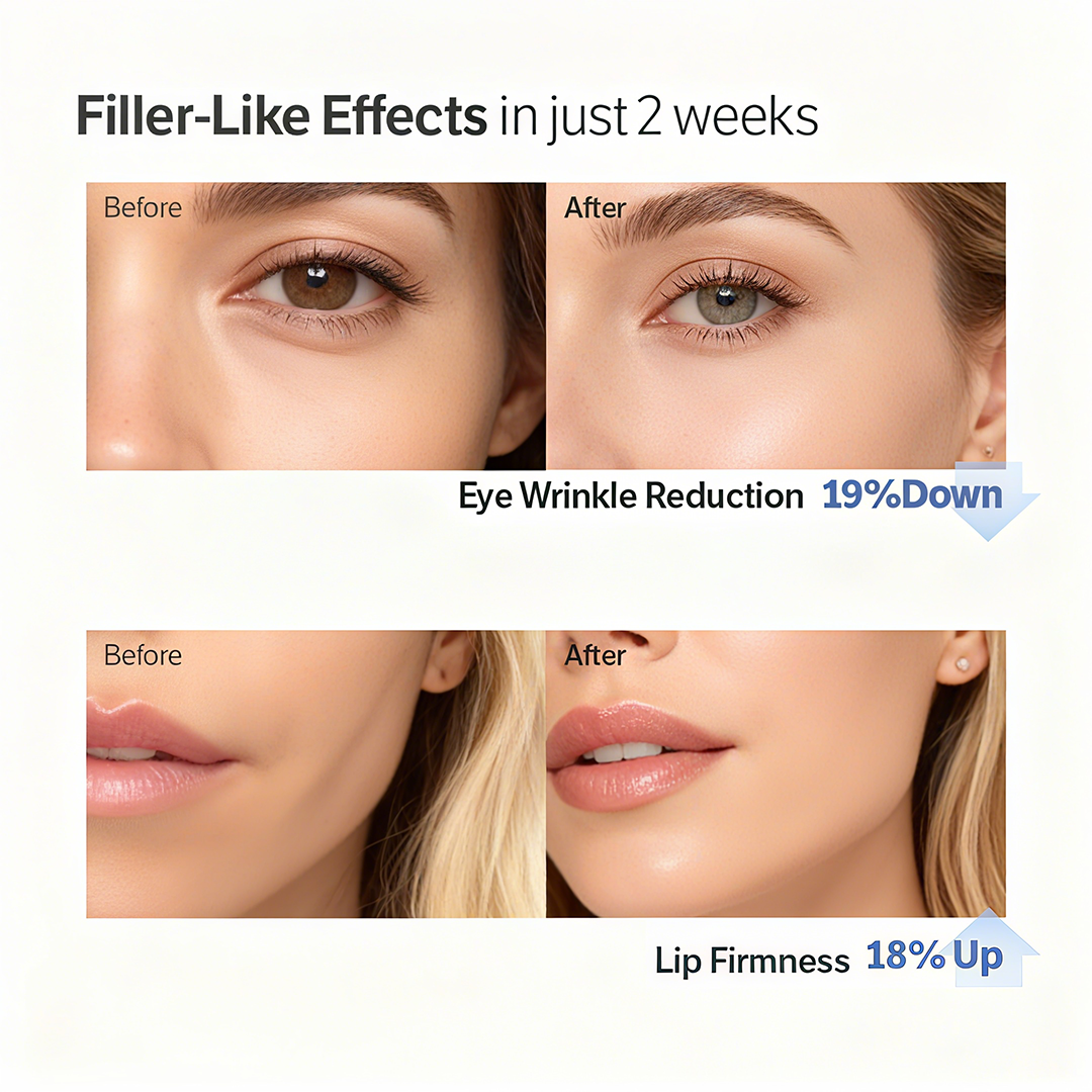 OEM Deep Collagen Anti-Wrinkle Face Serum Moisturizing Double Layer Cream in Serum Real Collagen Serum for Glass Skin