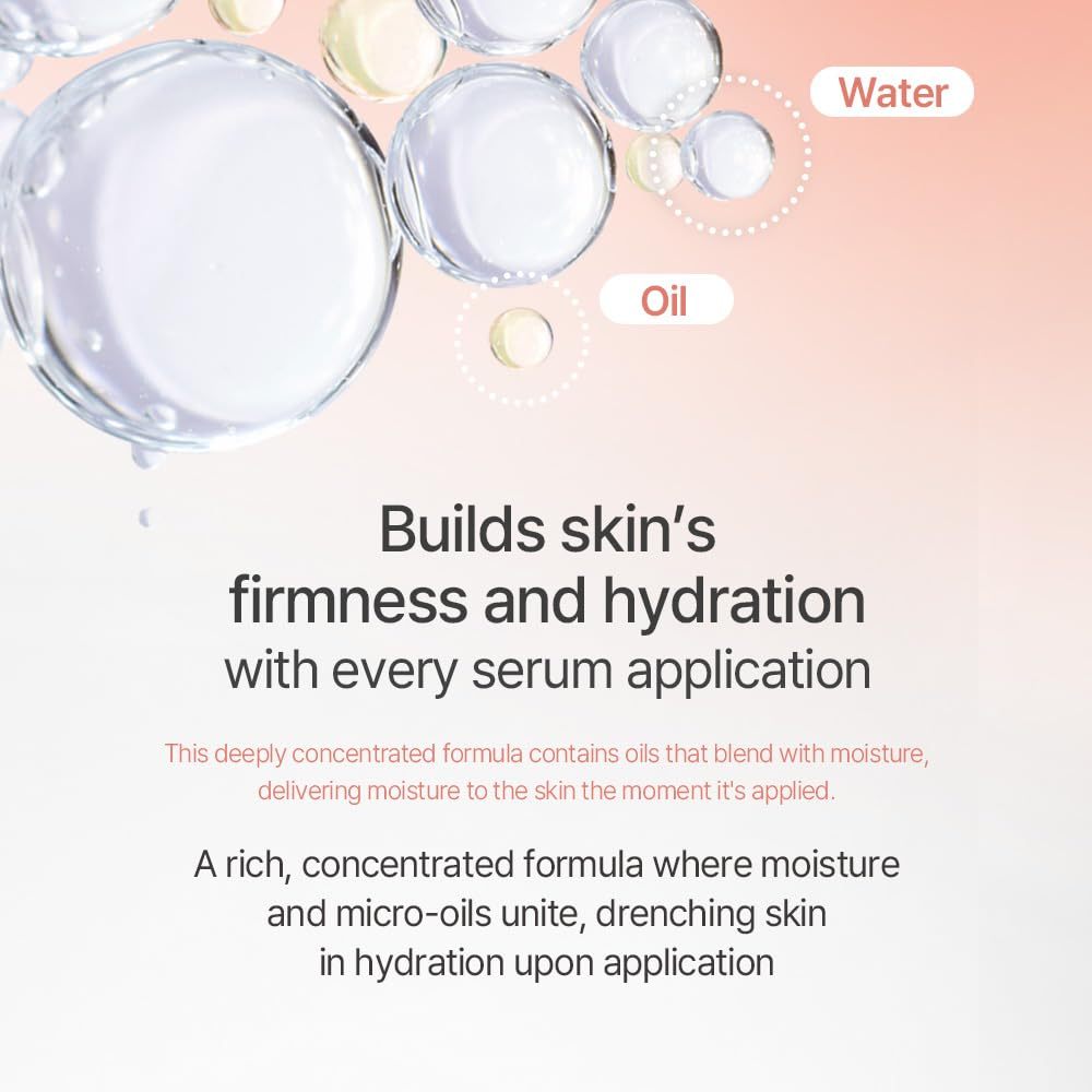 Korean Glass Skin Care PDRN Collagen Serum Firming Hydrating Revitalizing Face Lightweight Peptide Hydrating Moisturizer Serum