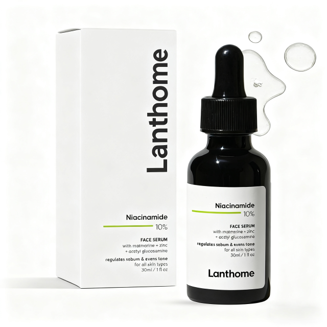 Private Label Korean Niacinamide Serum Acne Control Oil Skin Hydrating Brightening Face Serum for Uneven Skin Tone