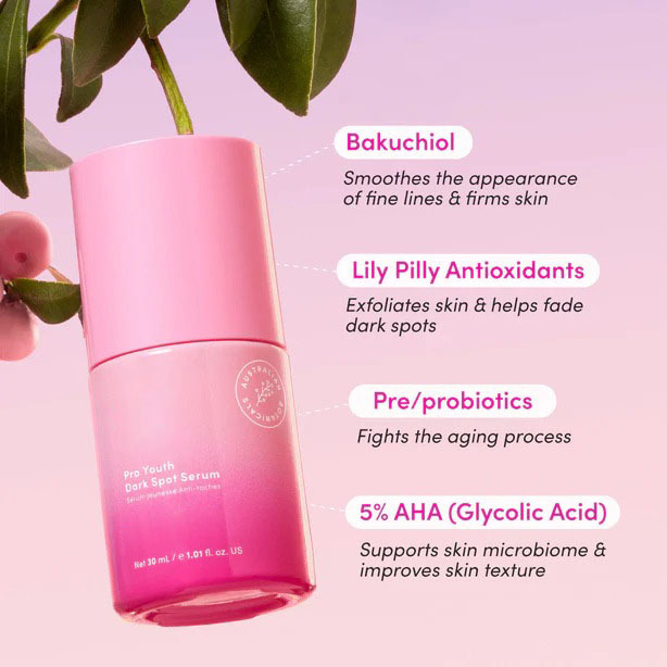 Private Label Anti Wrinkle Pink Face Serum Hyaluronic Acid Vitamin C Dark Sport Serum Retinol Bakuchiol Peptide Serum