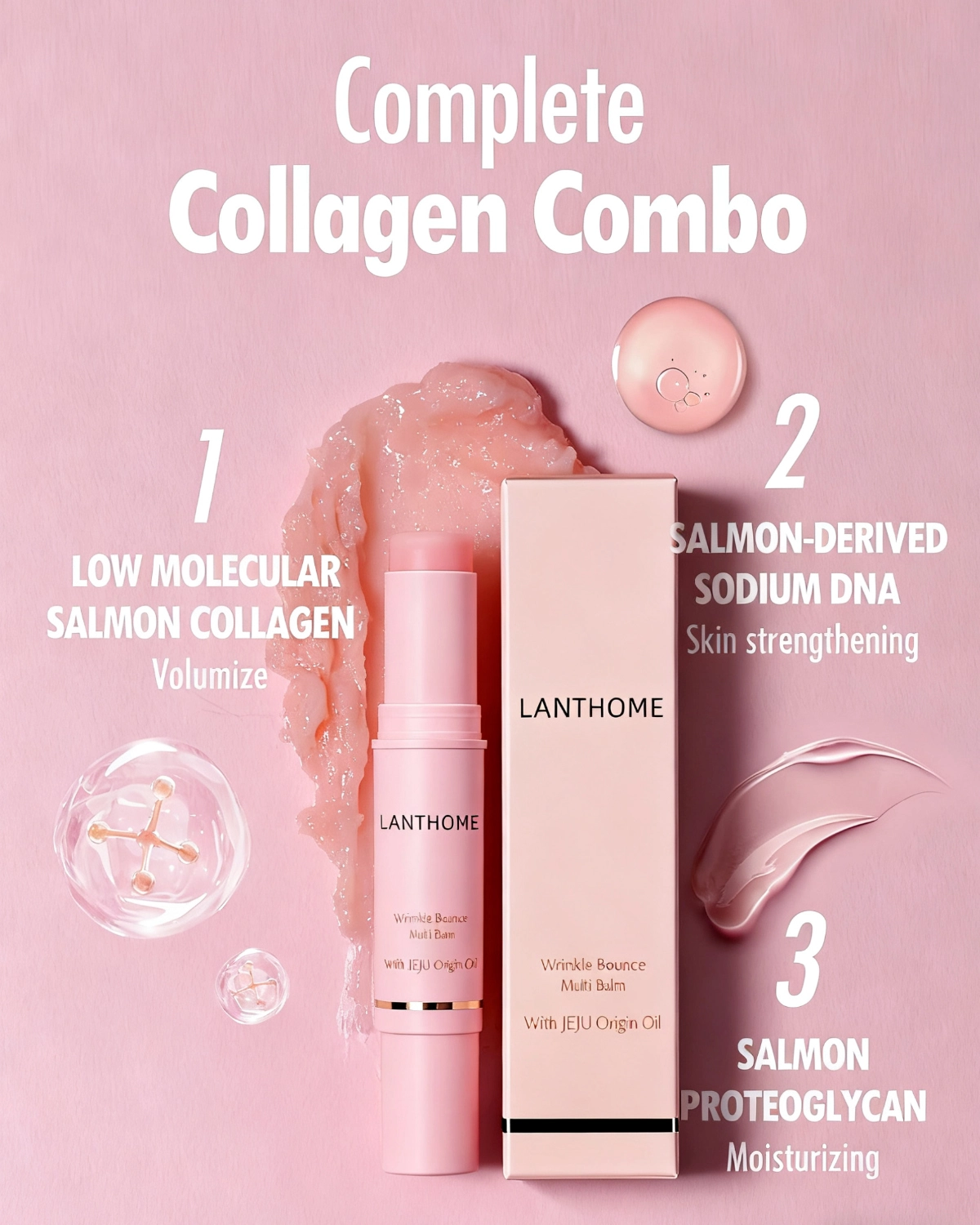 Korean style face serum balm stick for retail-ready line planning