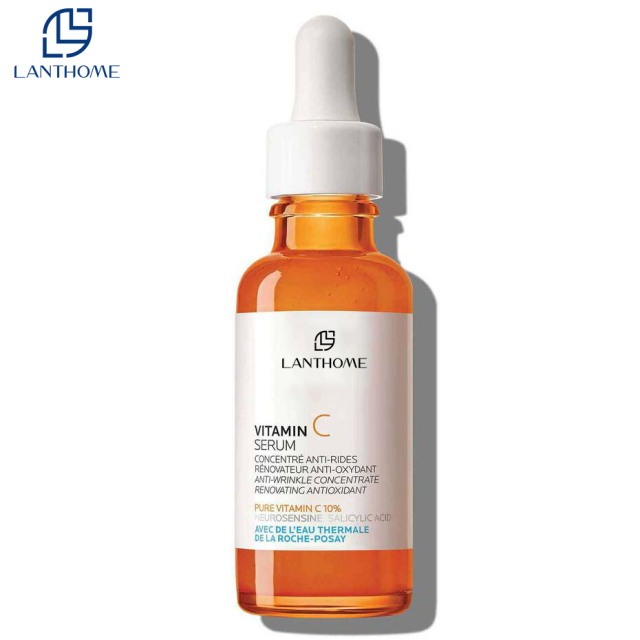 Private Label 10% Pure Vitamin C Serum for Face Care Whitening Brightening Hydrating Moisturizing Facial Vitamin C Serum