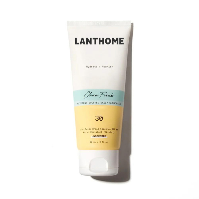 OEM Vegan Mineral SPF30 Moisturizer Sunscreen Niacinamide Hyaluronic Acid Squalane Non-Nano Zinc Oxide Sunscreen