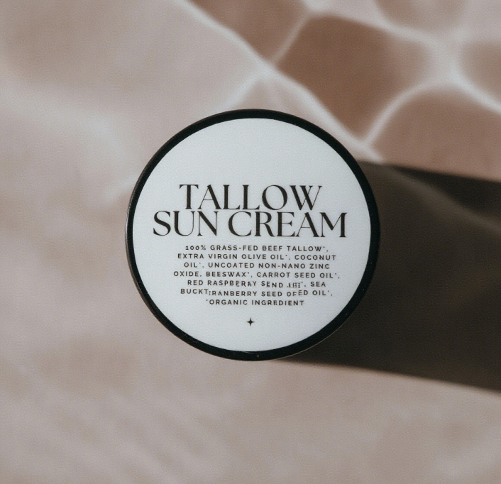 Private Label SPF50 PA+++ Hyaluronic Acid Beef Tallow Sunscreen Sensitive Skin Friendly Long-Lasting Protection