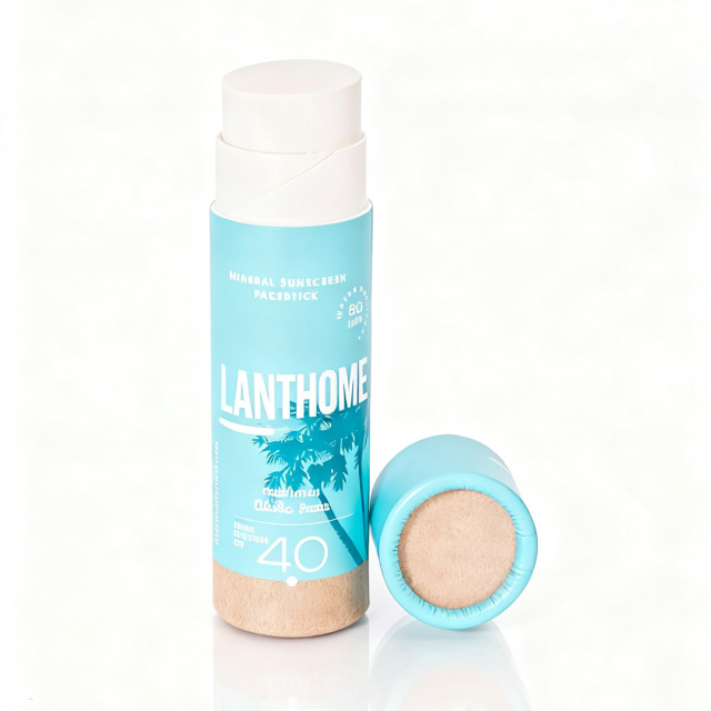 OEM Mineral Sunscreen Face Stick SPF 40+ Water Resistant 80 min Carton Packing Waterproof Sweat Resistant Sunscreen Stick