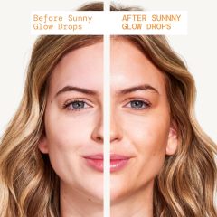 OEM Sunny Glow Liquid Face Bronzer Drops Face Makeup Bronzing Glycolic Acid Liquid Bronzer Highlighting Tinted Sunscreen
