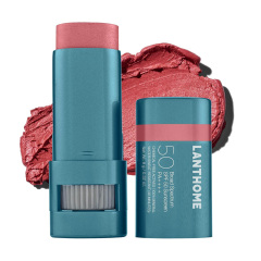 OEM Custom Face Sunscreen SPF 50+ Travel Sunscreen Foundation Stick Long Lasting Waterproof Tinted Sunblock Stick