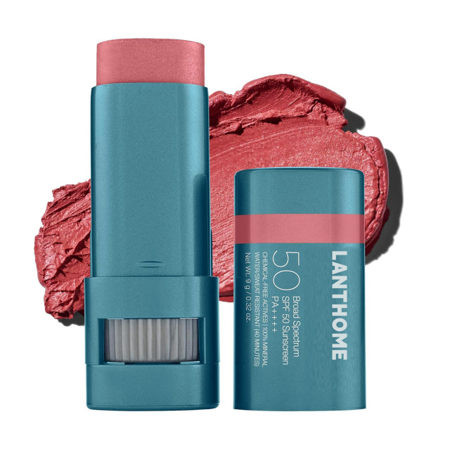 OEM Custom Face Sunscreen SPF 50+ Travel Sunscreen Foundation Stick Long Lasting Waterproof Tinted Sunblock Stick