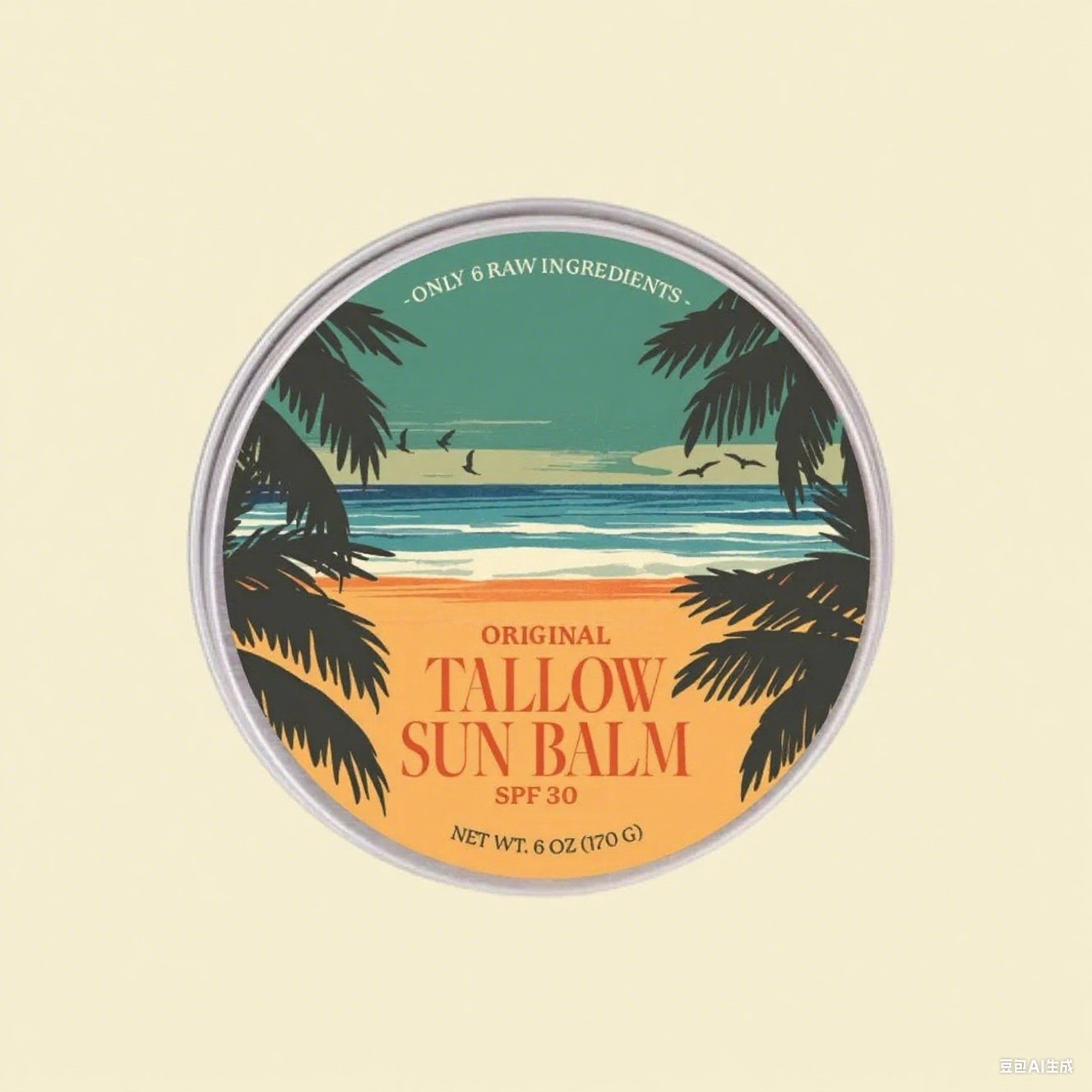 Private Label Beef Tallow Hyaluronic Acid Sunscreen Cream for Sensitive Skin Long-Lasting Protection Face & Body