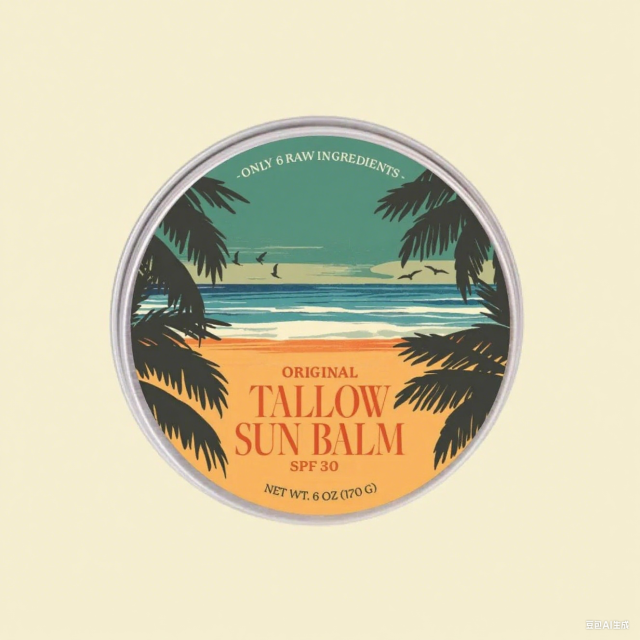 Private Label Beef Tallow Hyaluronic Acid Sunscreen Cream for Sensitive Skin Long-Lasting Protection Face & Body
