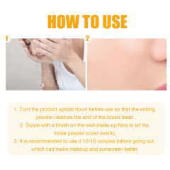 OEM Lightweight Concealer Protective Dressing Powder That Does Not Take off Makeup Natural Foundation Sunscreen Powder