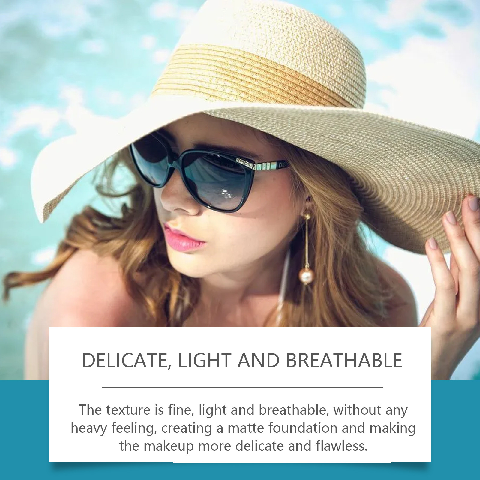 Private Label Lightweight Daily Face Protective Powder SPF50 Mild Waterproof Moisturizing Protection Makeup Sunscreen Powder