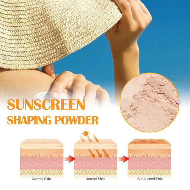 OEM Lightweight Concealer Protective Dressing Powder That Does Not Take off Makeup Natural Foundation Sunscreen Powder