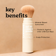 Private Label Sunscreen Powder Kids SPF 50 Brush on Mineral Sunscreen Powder EWG Reef-Friendly for Kids Babies Parents