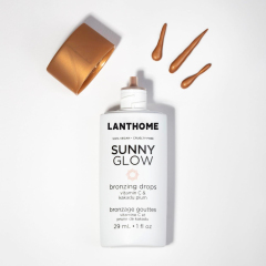 OEM Sunny Glow Liquid Face Bronzer Drops Face Makeup Bronzing Glycolic Acid Liquid Bronzer Highlighting Tinted Sunscreen
