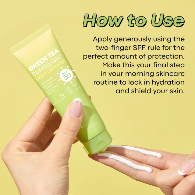 Private Label Vegan SPF50 Silky-Smooth Lightweight Cream No White Cast Non-Greasy Finish Powerful Skincare Benefits Sunscreen