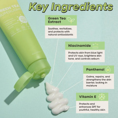 Private Label Vegan SPF50 Silky-Smooth Lightweight Cream No White Cast Non-Greasy Finish Powerful Skincare Benefits Sunscreen