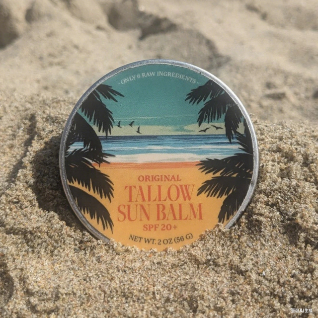 Private Label Beef Tallow Hyaluronic Acid Sunscreen Cream for Sensitive Skin Long-Lasting Protection Face & Body