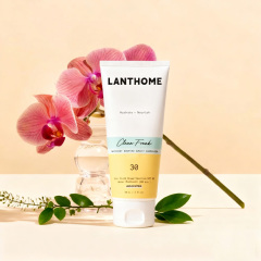 OEM Vegan Mineral SPF30 Moisturizer Sunscreen Niacinamide Hyaluronic Acid Squalane Non-Nano Zinc Oxide Sunscreen