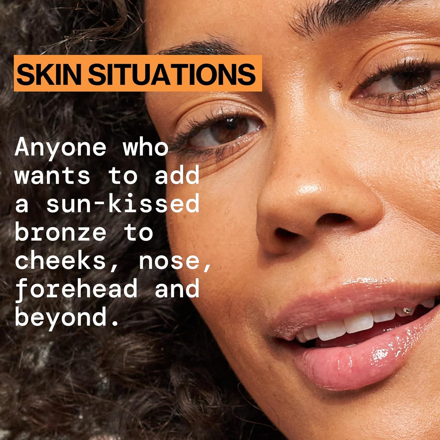 OEM Sunny Glow Liquid Face Bronzer Drops Face Makeup Bronzing Glycolic Acid Liquid Bronzer Highlighting Tinted Sunscreen