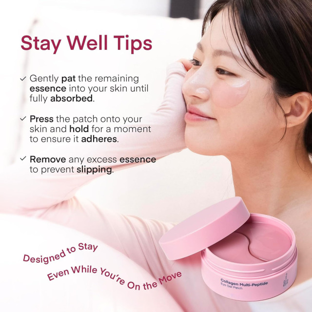 OEM Peptide Collagen Under Eye Patches Korean Firming Glowing Hydrating Hydrogel Mask for Puffy Eyes Dark Circles