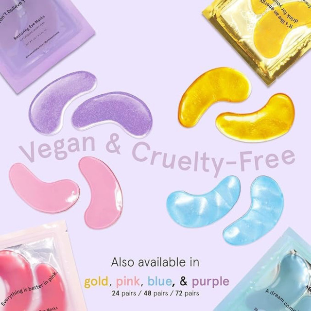 Private Label Vegan Diamond Rcie Extract Eye Patch Hydrating Firming Lightweight Gel Mask Eye Patches