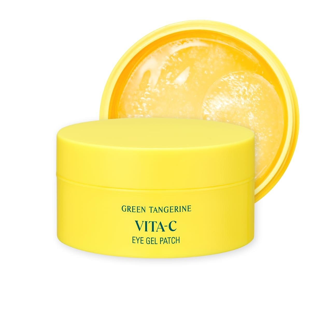 Private Label Green Tangerine Anti Wrinkle Collagen  Vitamin C Eye Patches Hydrating Gel Under Eye Masks