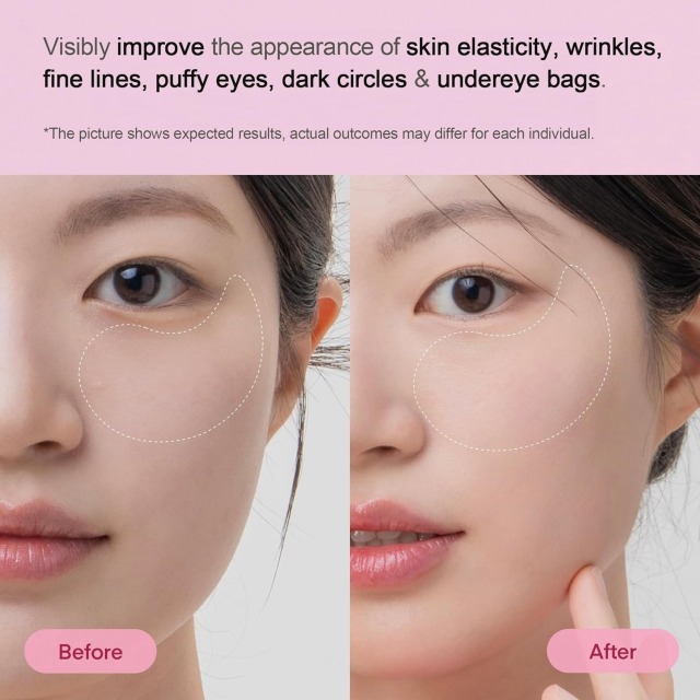 OEM Peptide Collagen Under Eye Patches Korean Firming Glowing Hydrating Hydrogel Mask for Puffy Eyes Dark Circles